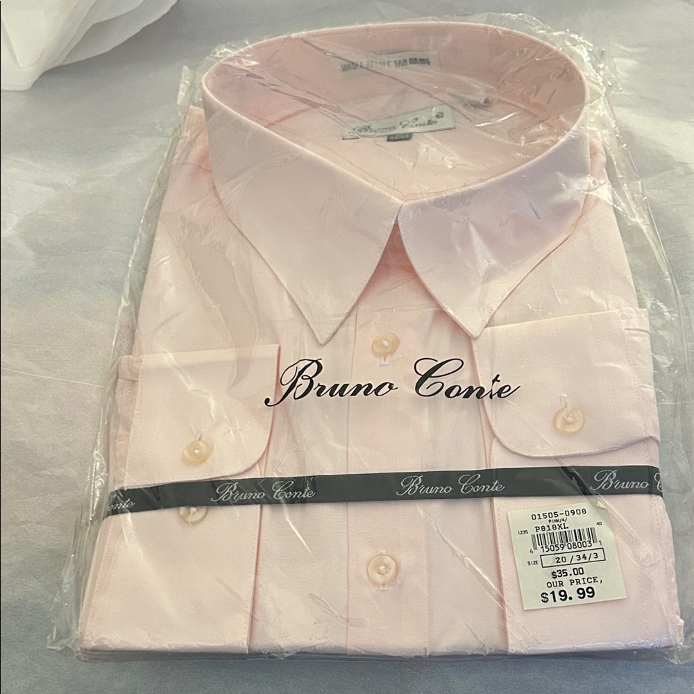 Men's Light Pink Dress Shirt